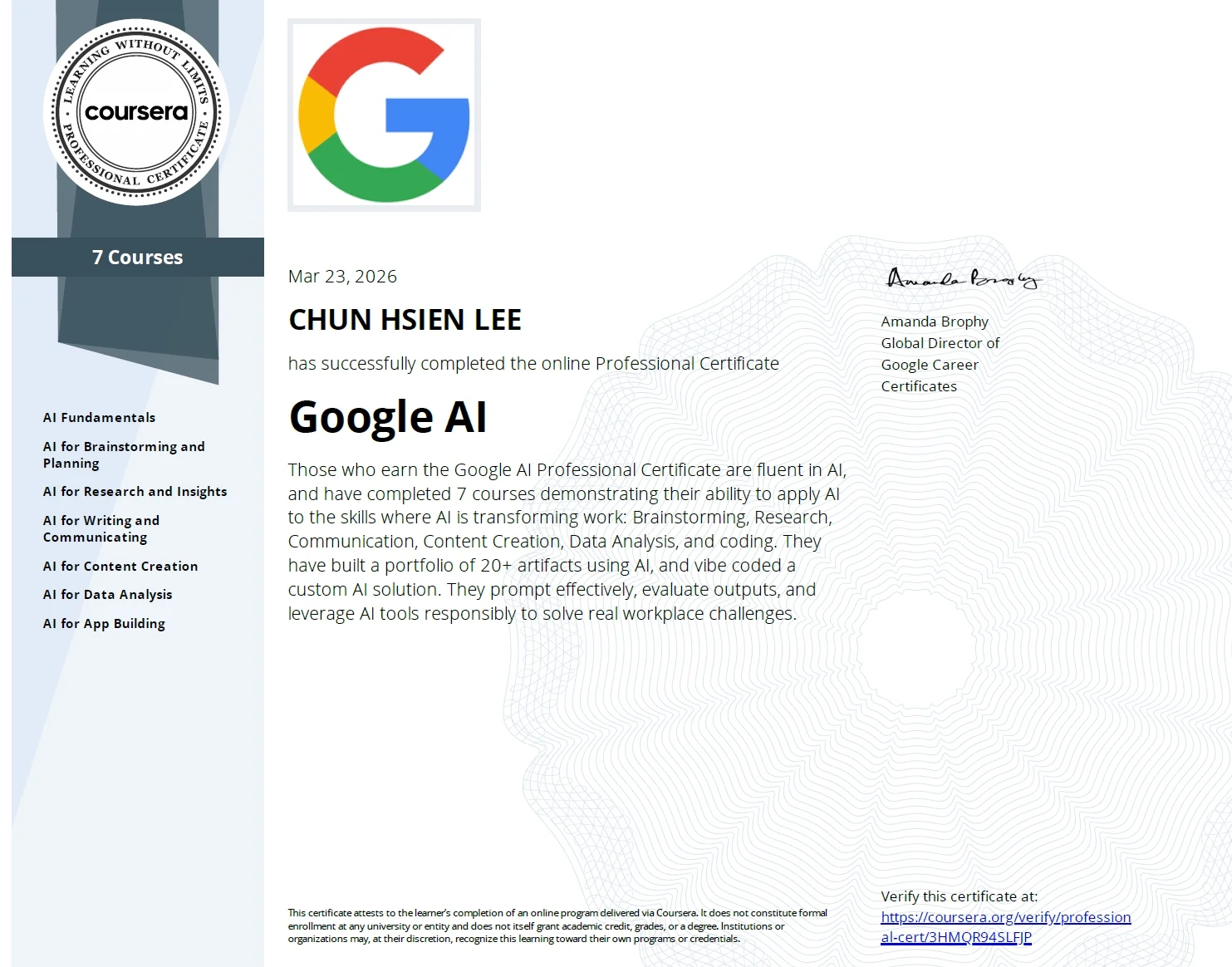 Google AI Professional